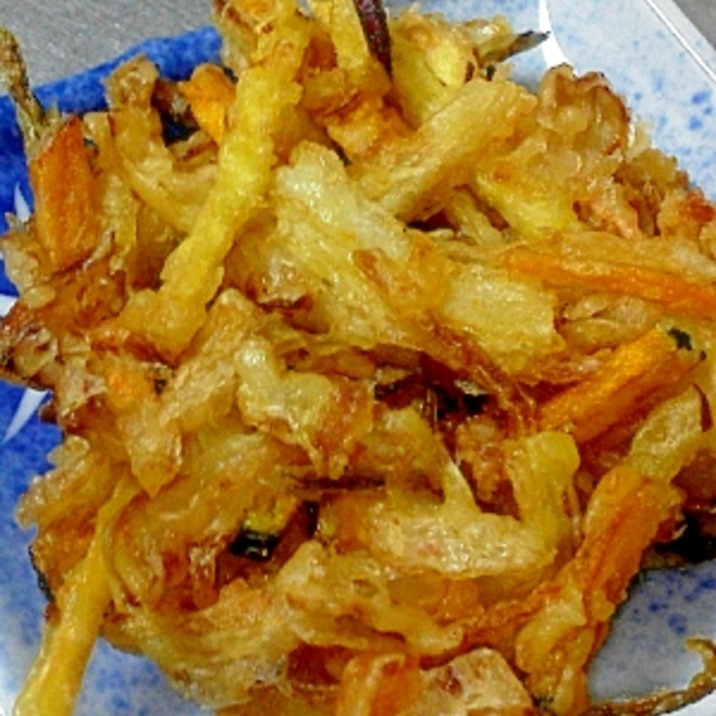 かぼちゃにさつまいもに玉ねぎ 野菜だけ秋色かき揚げ レシピ 作り方 By りなほっぴー 楽天レシピ